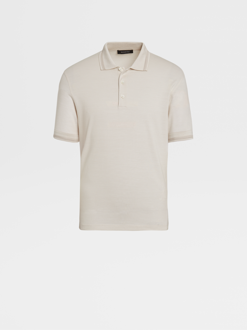 棉及桑蚕丝短袖 Polo 衫